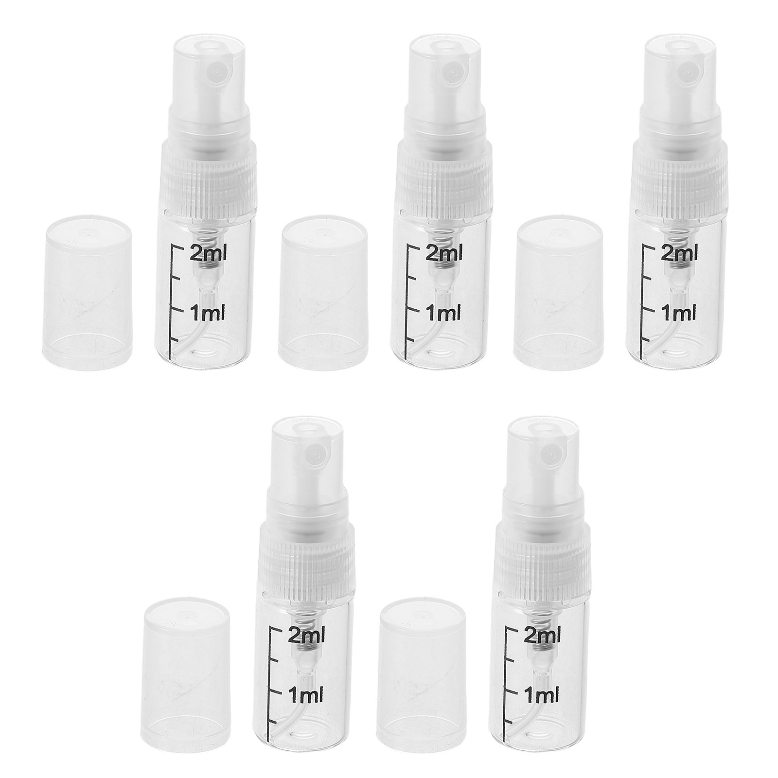 5Pcs Clear Glass Portable Spra - Misting Bottle Fine review and price