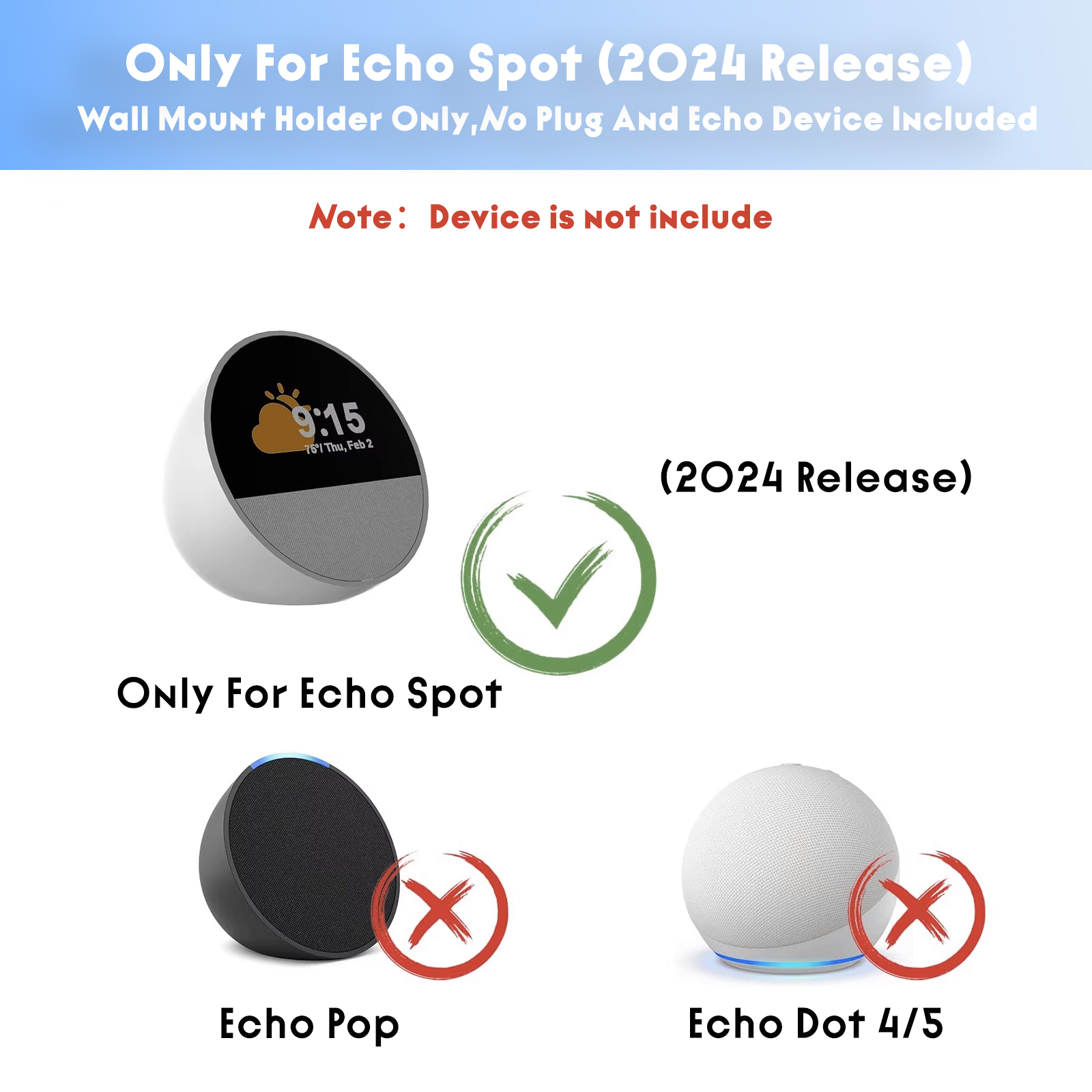 Wall Mount for Echo Dot Gen 5  - Amazon Speaker Echo Pop review and price